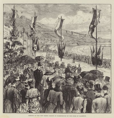 Opening of the New North Parade at Scarborough by the Duke of Clarence by Melton Prior